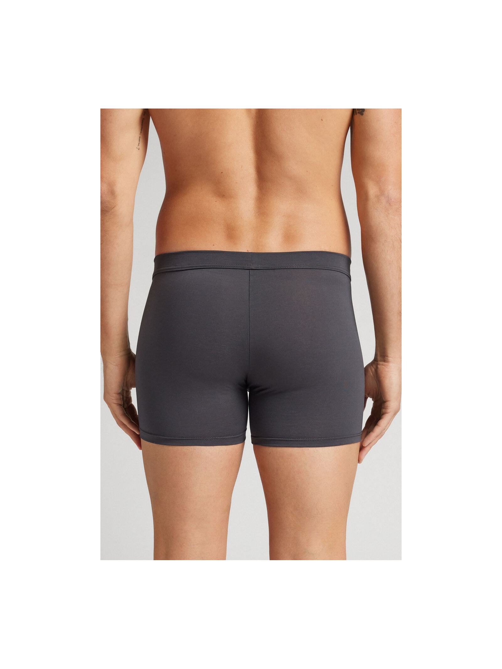 Cueca Boxer Em Algodão Premium Cinza Intimissimi