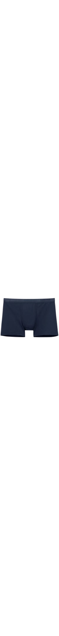 Cueca Boxer Em Algodão Premium Com Logótipo - Azul