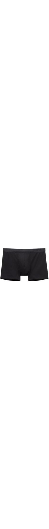 Cueca Boxer Em Algodão Premium Com Logótipo - Preto