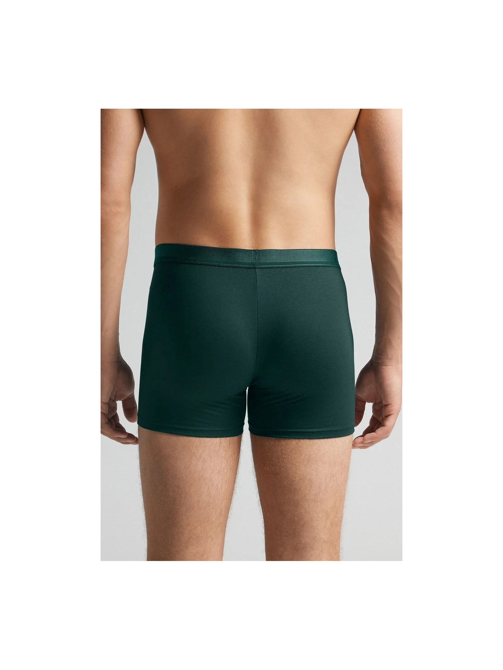 Cueca Boxer Em Algodão Premium Com Logótipo Verde Intimissimi