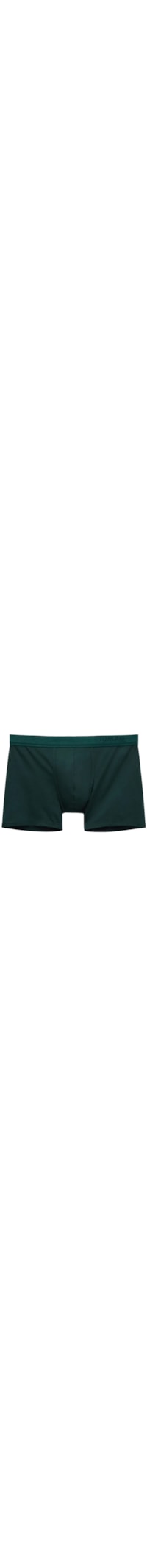 Cueca Boxer Em Algodão Premium Com Logótipo - Verde