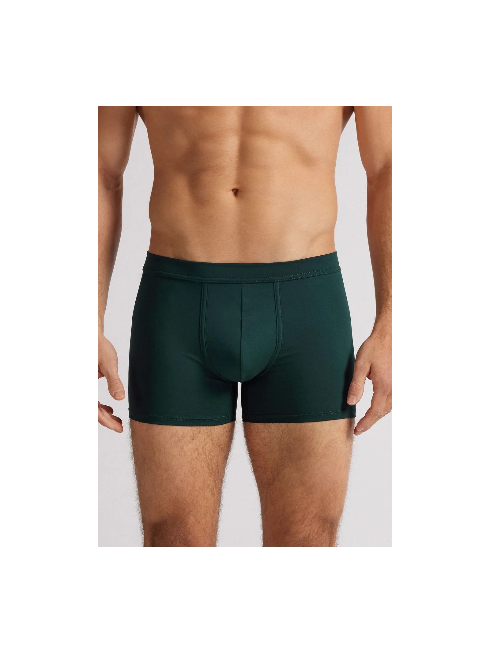 Cueca Boxer Em Algodão Premium Verde Intimissimi