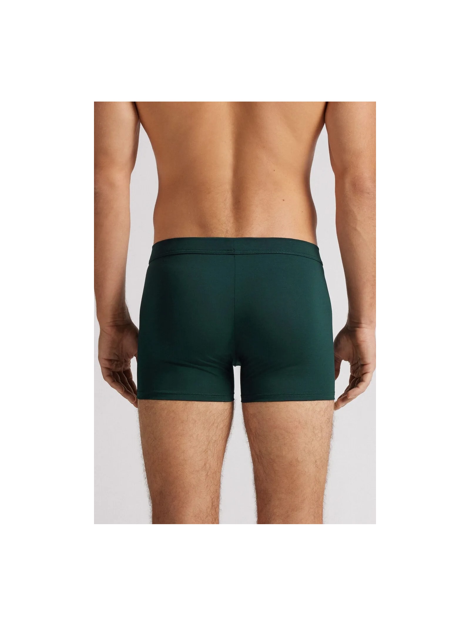 Cueca Boxer Em Algodão Premium Verde Intimissimi
