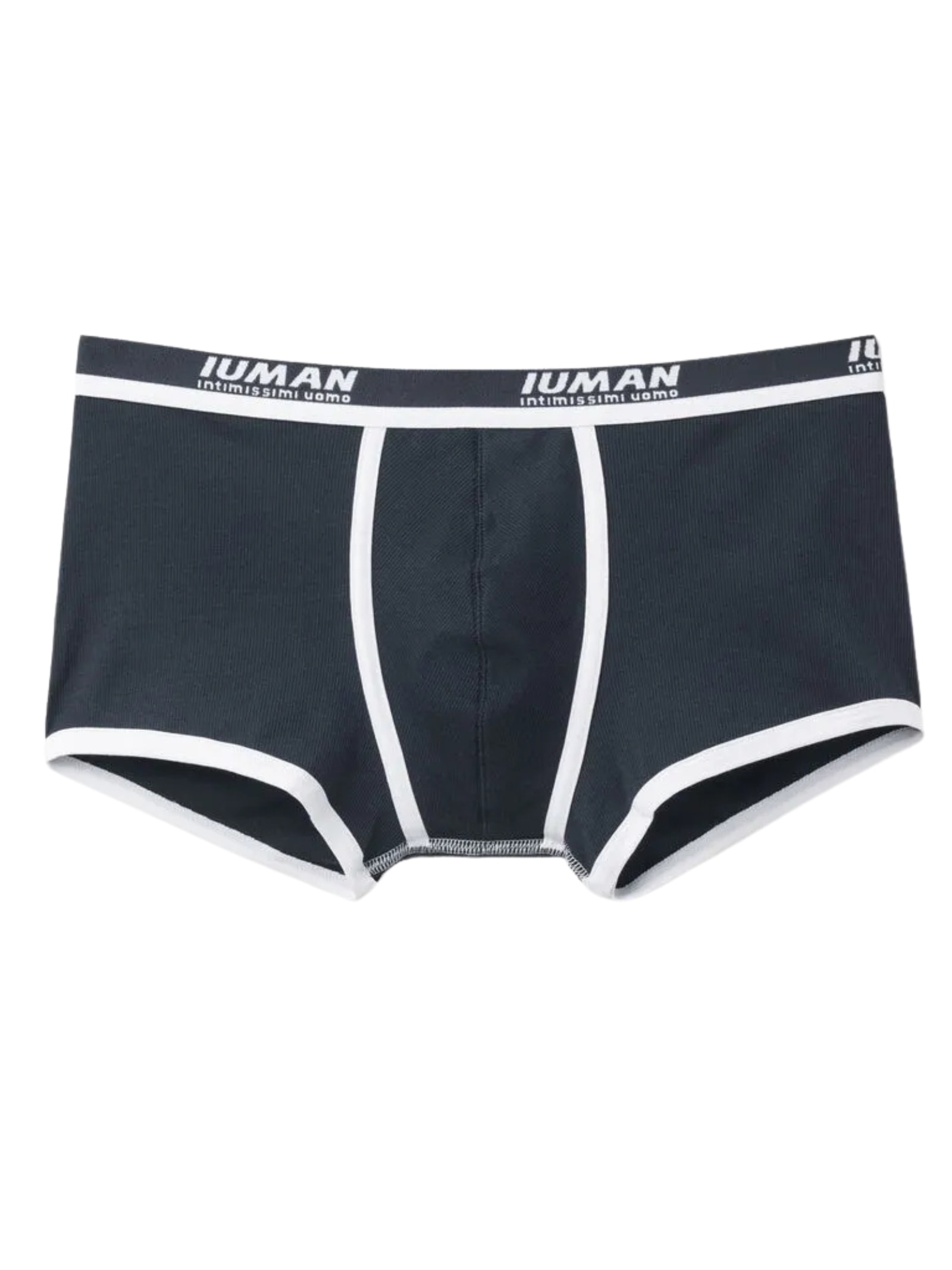 Cueca Boxer Em Algodão Supima Canelado Azul Intimissimi