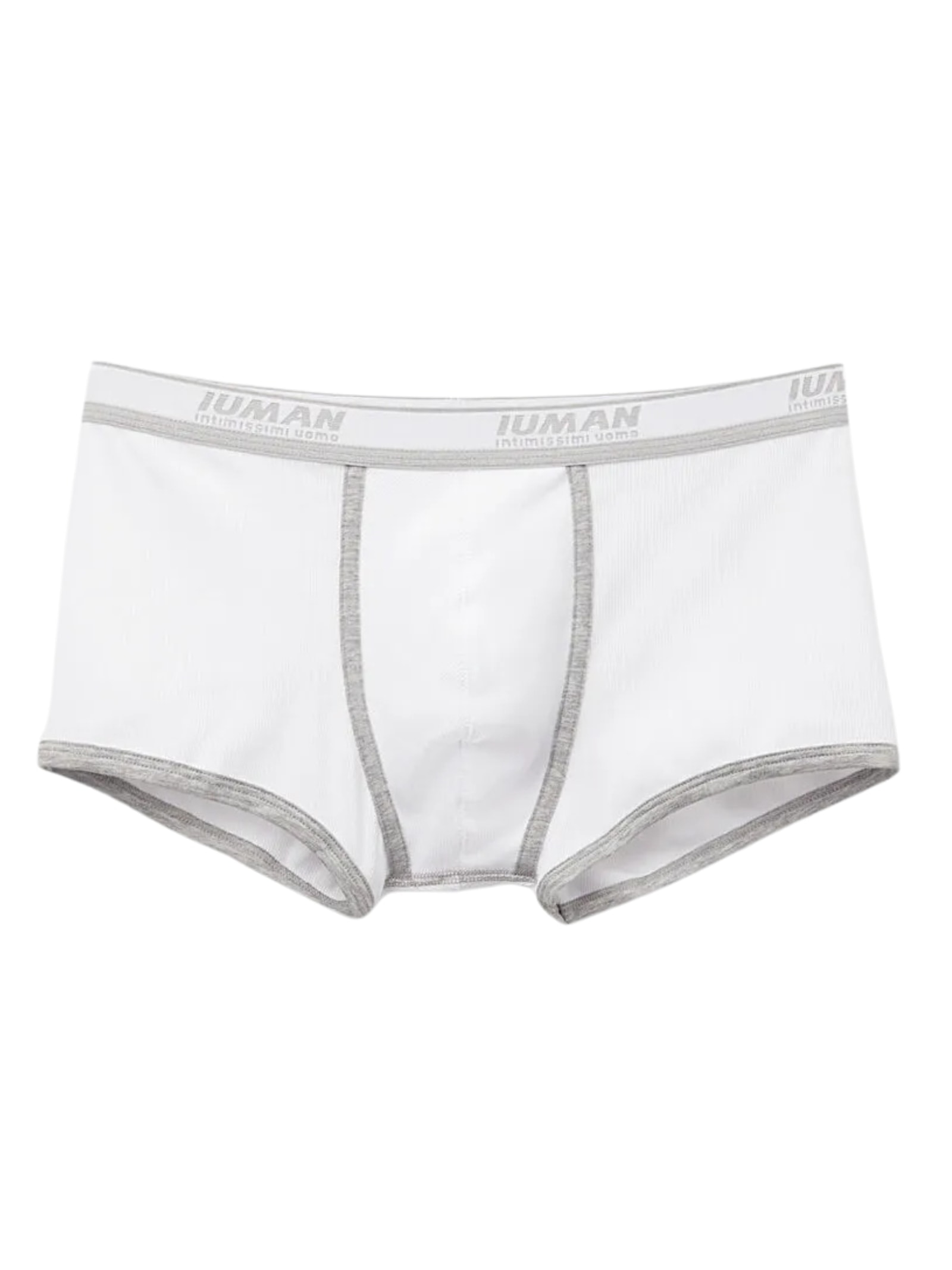 Cueca Boxer Em Algodão Supima Canelado Branco Intimissimi