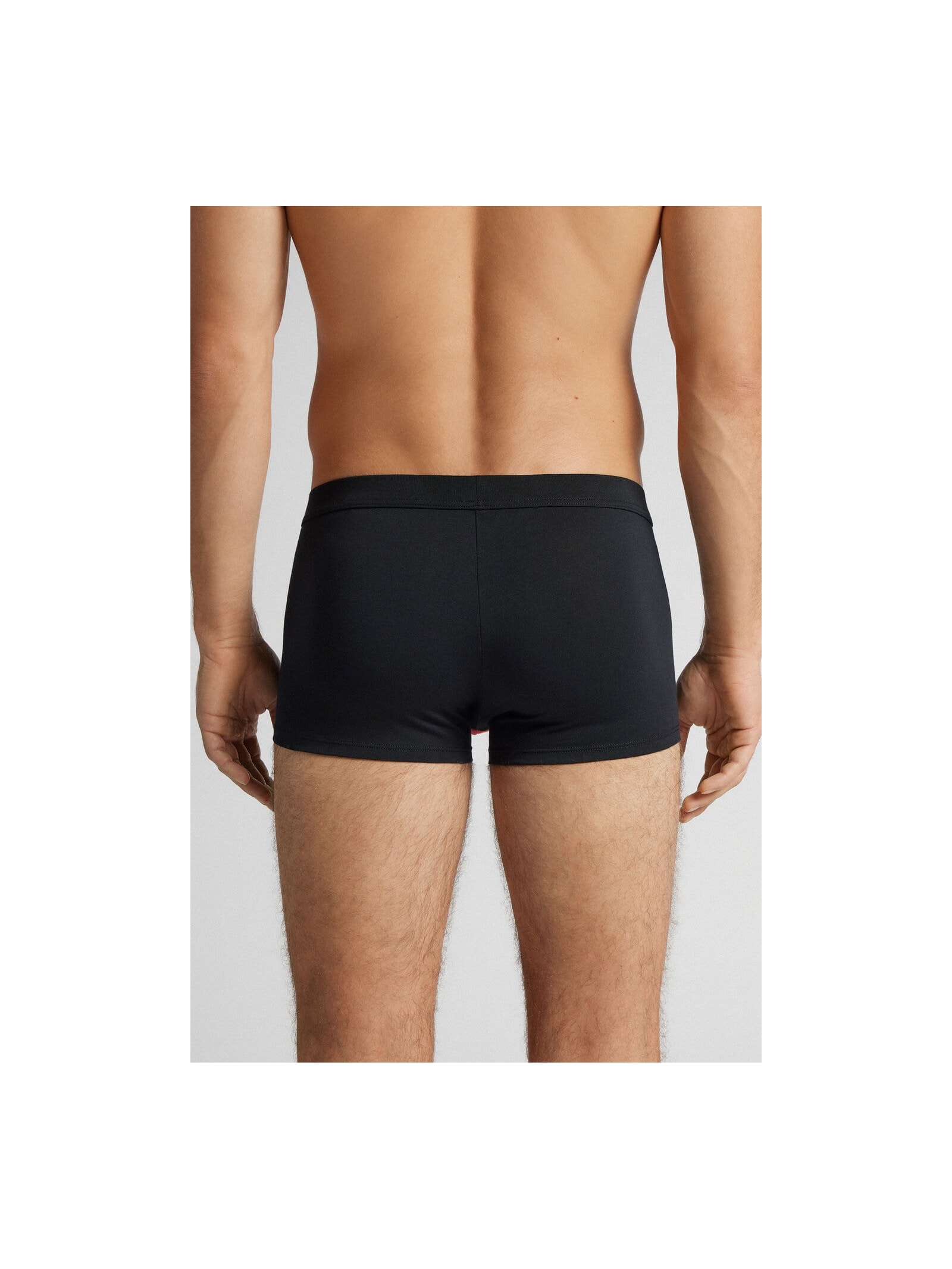 Cueca Boxer Em Algodão Supima Com Estampa Open Carefully Preto Intimissimi