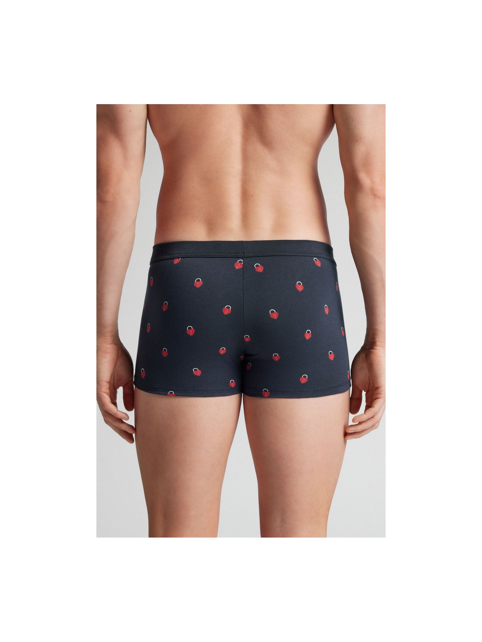 Cueca Boxer Em Algodão Supima Com Pelucía Azul Intimissimi
