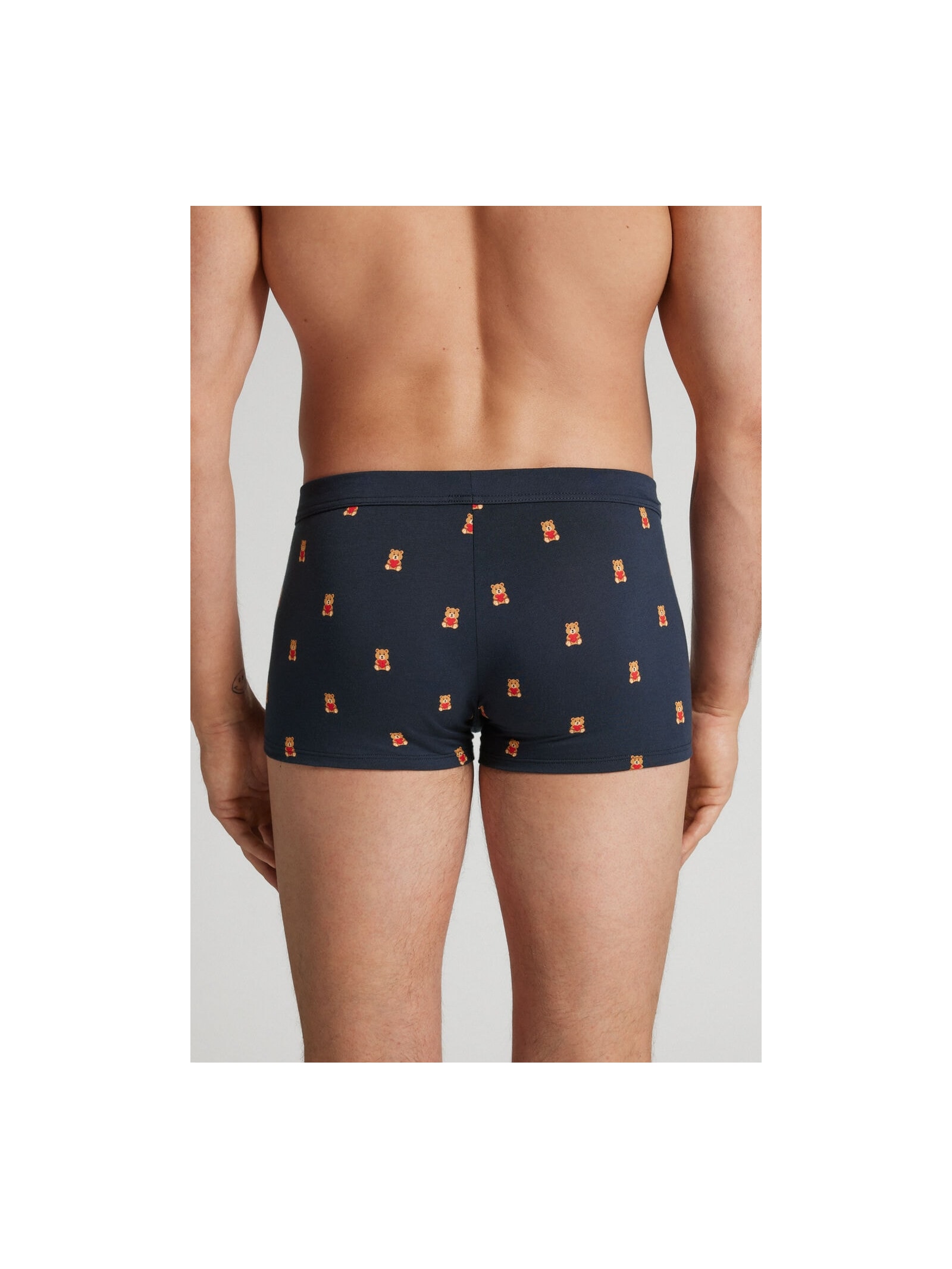 Cueca Boxer Em Algodão Supima Com Pelucía Be Mine Azul Intimissimi
