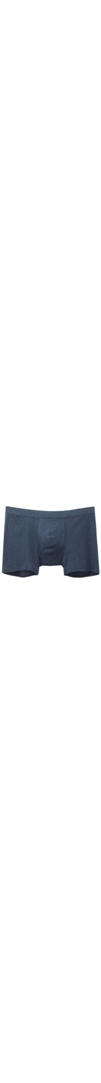 Cueca Boxer Em Algodão Supima Natural Fresh - Azul