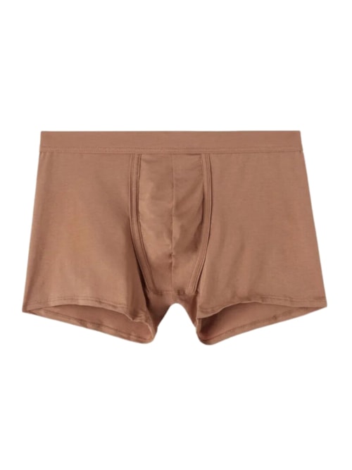 Cueca Boxer Em Algodão Supima Natural Fresh - Bege