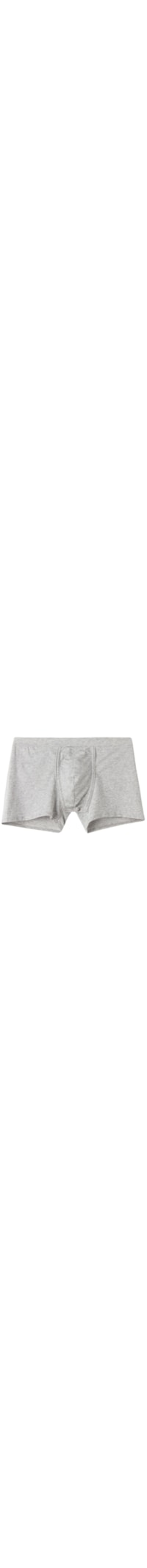 Cueca Boxer Em Algodão Supima Natural Fresh - Cinza
