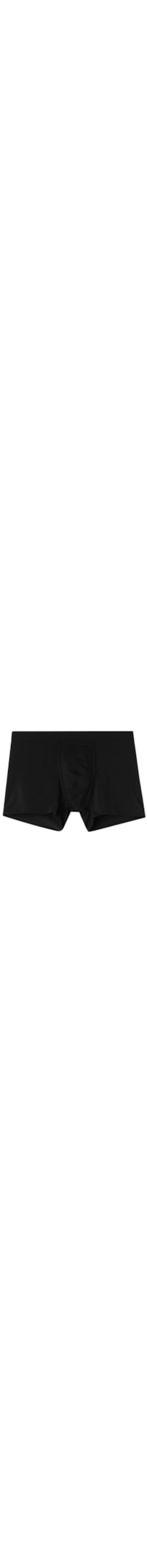 Cueca Boxer Em Algodão Supima Natural Fresh - Preto