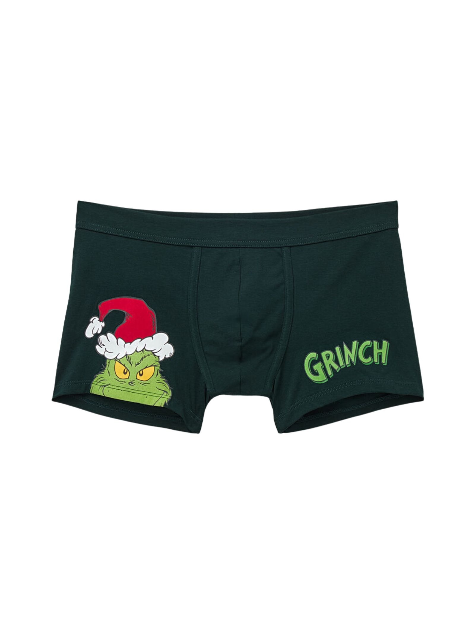 Cueca Boxer Em Algodão Supima The Grinch Dr Seuss Verde Intimissimi