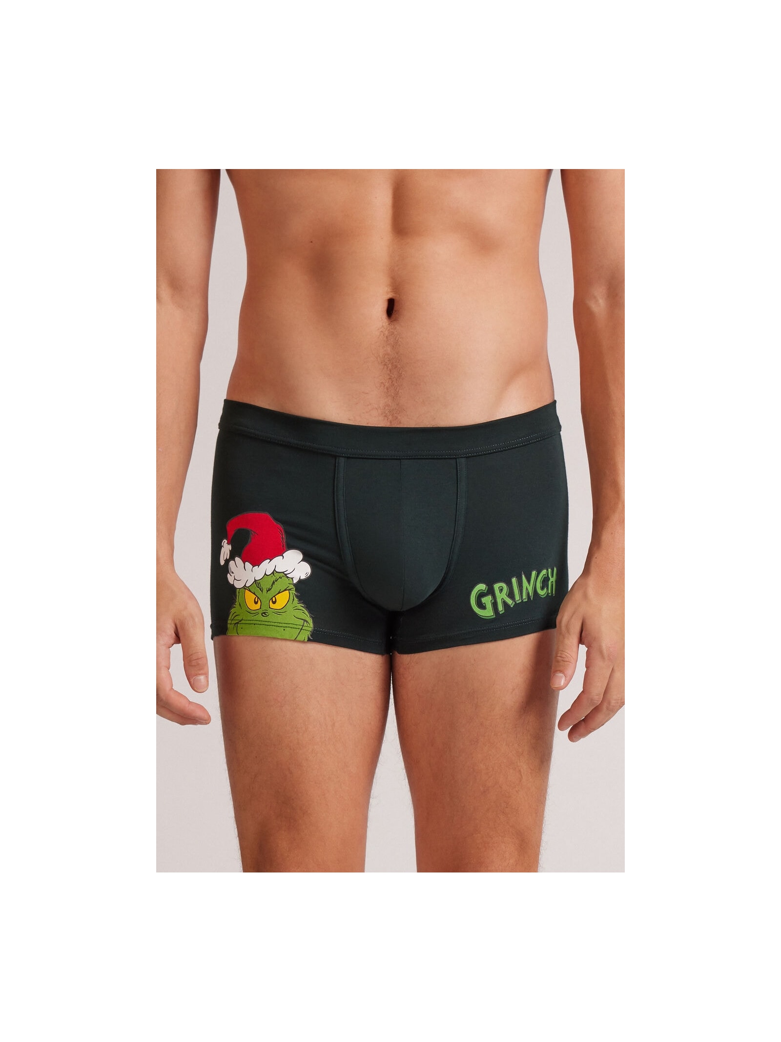 Cueca Boxer Em Algodão Supima The Grinch Dr Seuss Verde Intimissimi