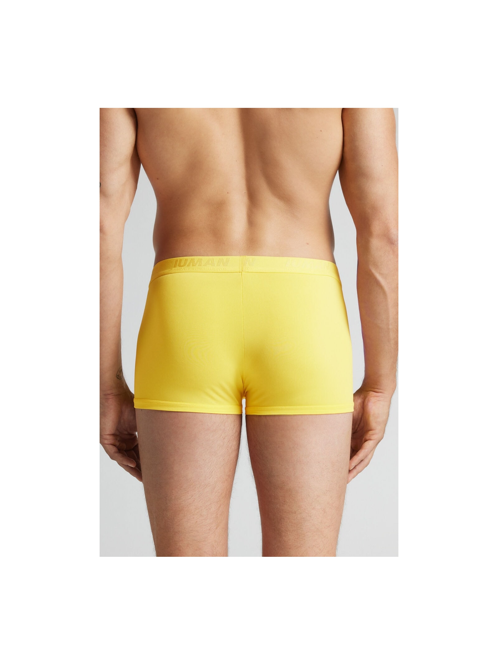Cueca Boxer Em Microfibra Com Logótipo Amarelo Intimissimi