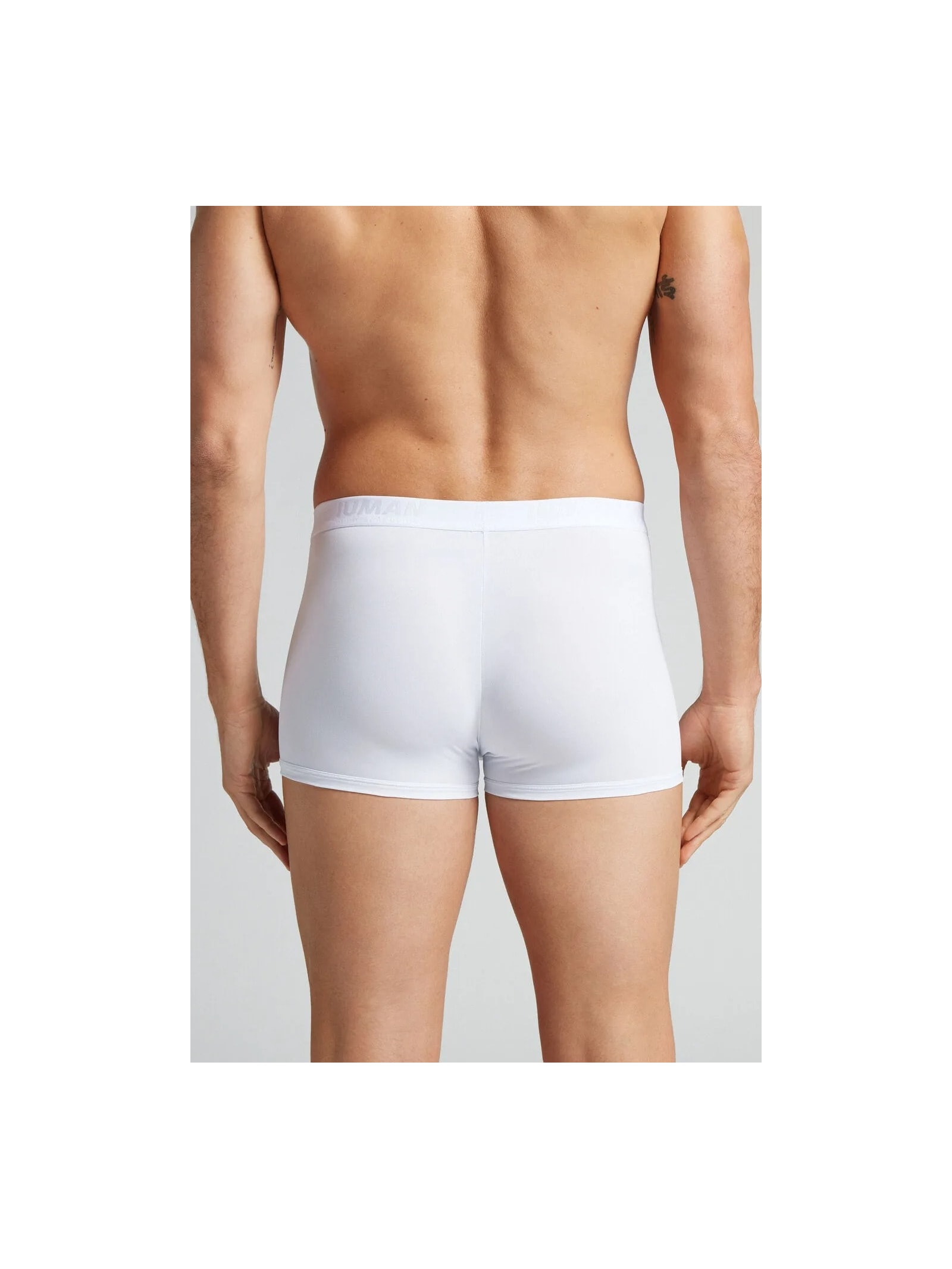 Cueca Boxer Em Microfibra Com Logótipo Branco Intimissimi