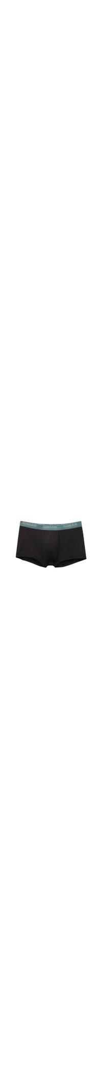 Cueca Boxer Em Microfibra Com Logótipo - Preto