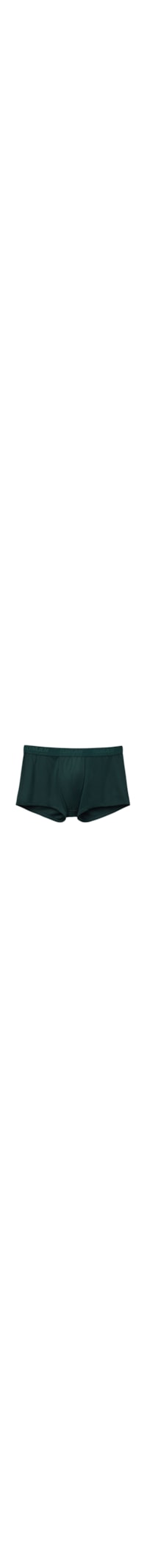 Cueca Boxer Em Microfibra Com Logótipo - Verde