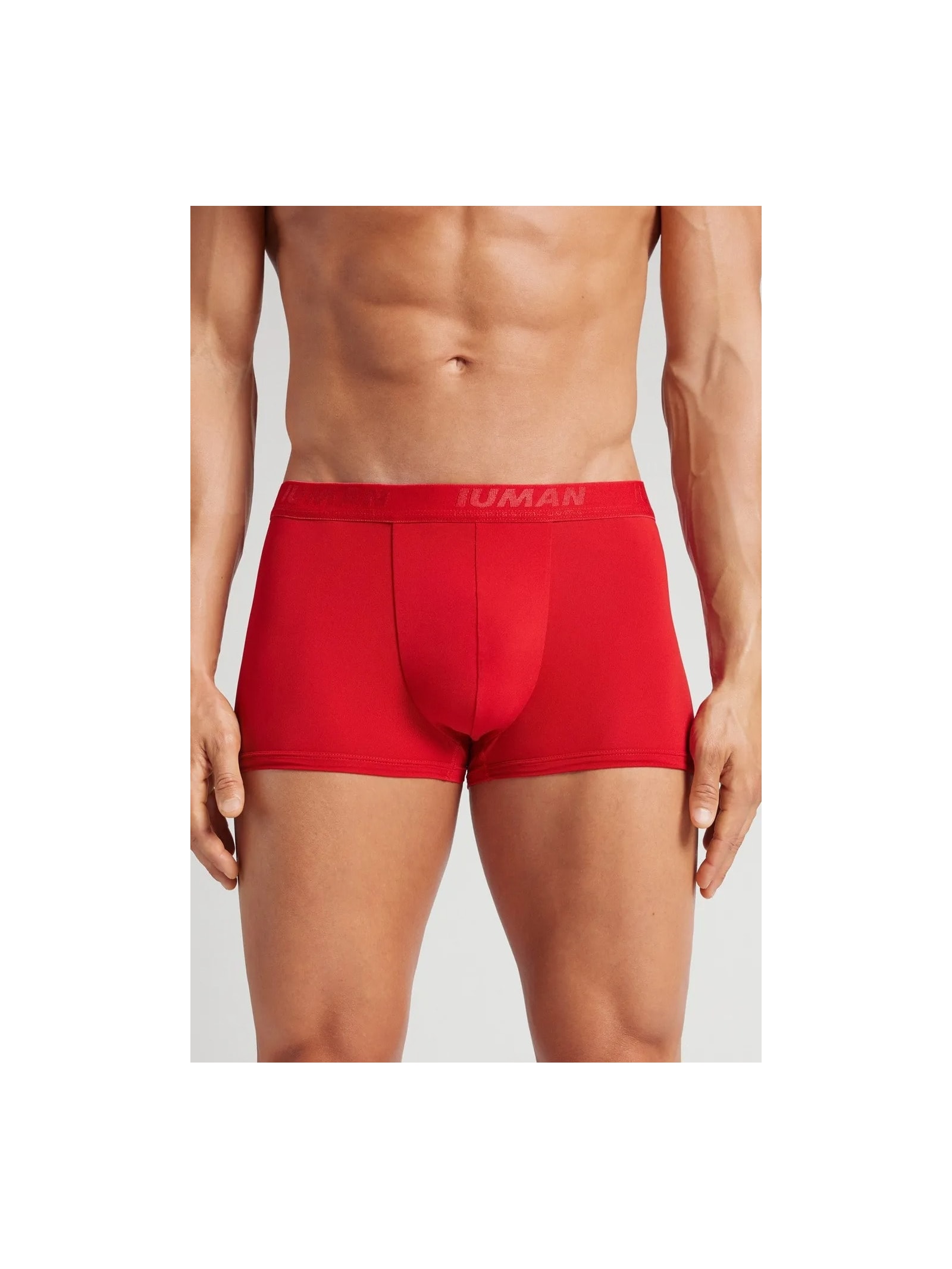 Cueca Boxer Em Microfibra Com Logótipo Vermelho Intimissimi