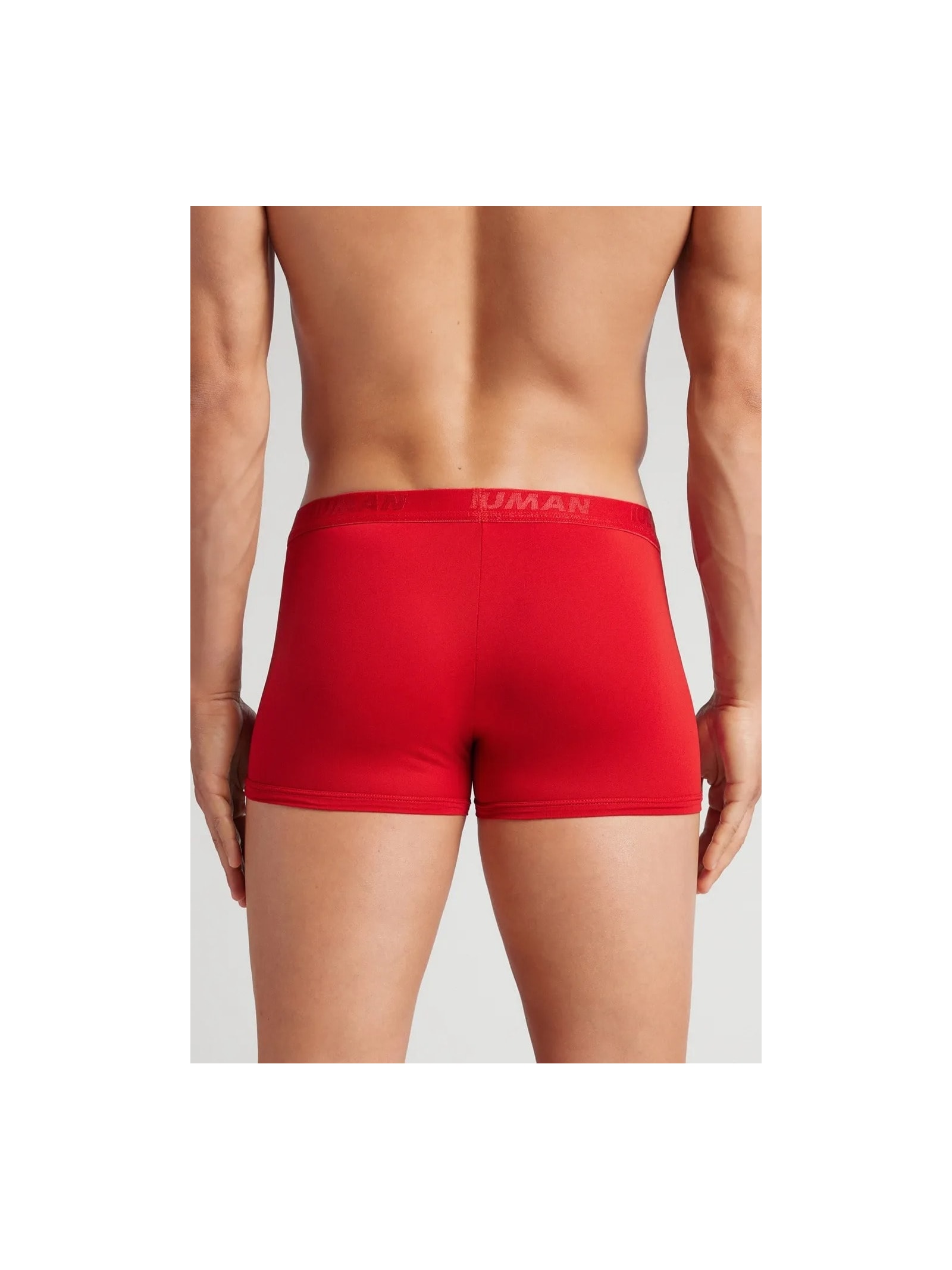 Cueca Boxer Em Microfibra Com Logótipo Vermelho Intimissimi