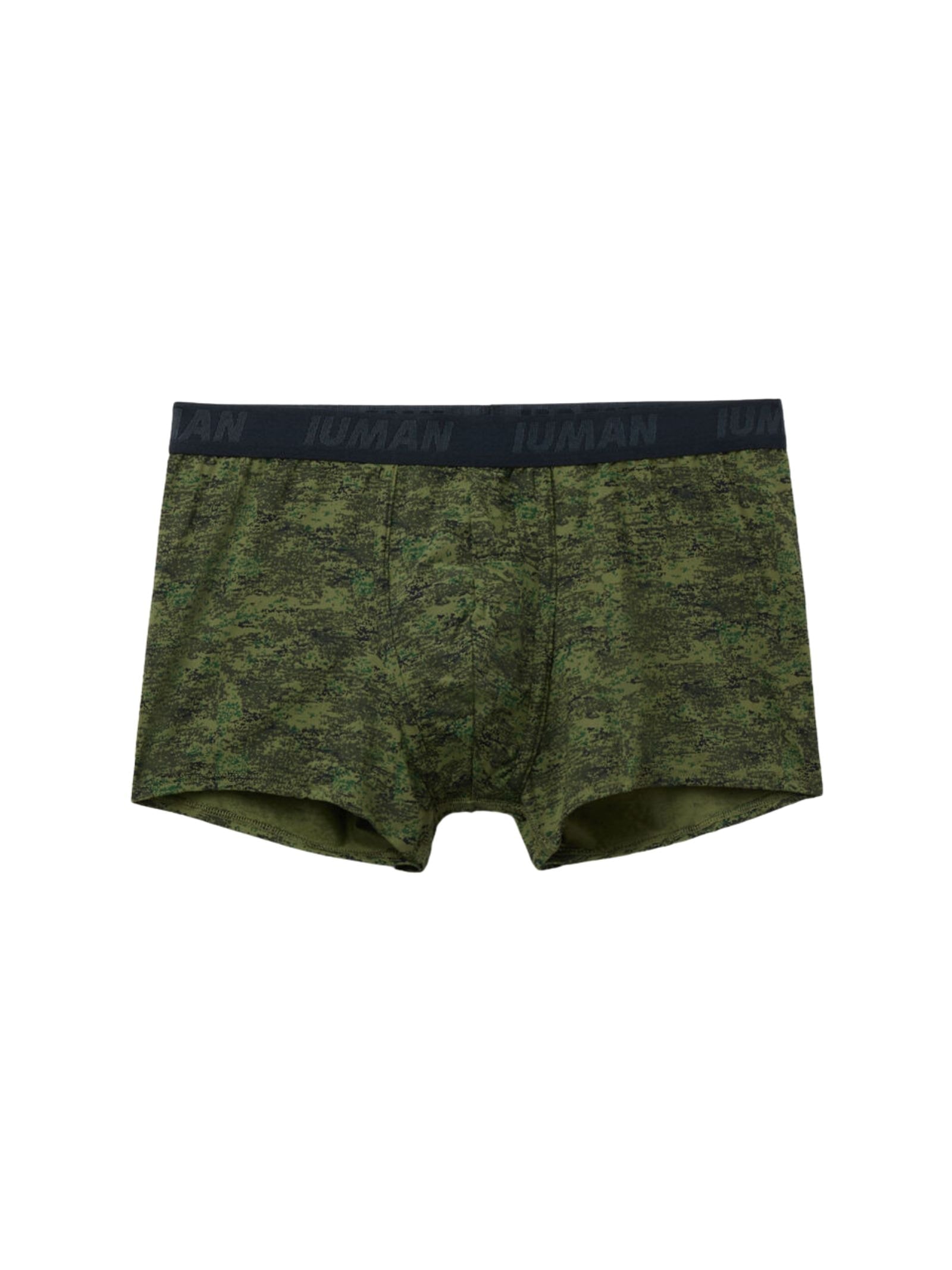 Cueca Boxer Em Microfibra Estampado Camuflagem Pixelada Verde Intimissimi