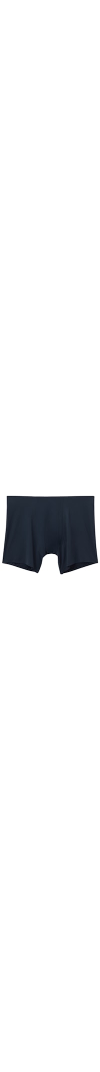 Cueca Boxer Em Microfibra Sem Costuras - Azul
