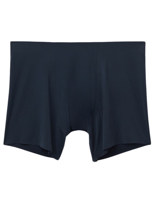 Cueca Boxer Em Microfibra Sem Costuras – Azul