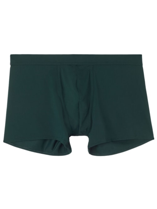 Cueca Boxer Em Microfibra – Verde