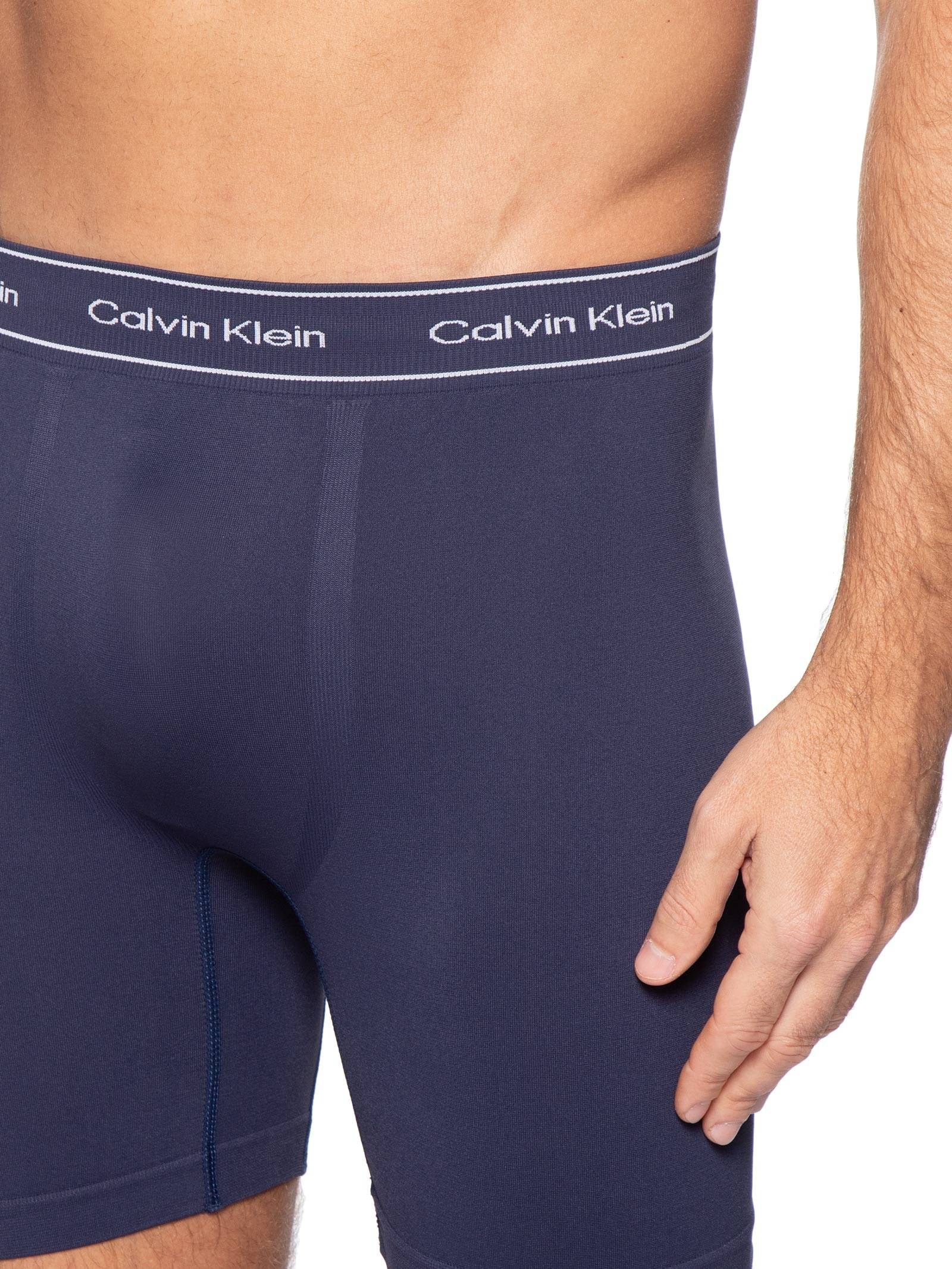 Cueca Boxer Heritage Seamless Azul Calvin Klein Underwear