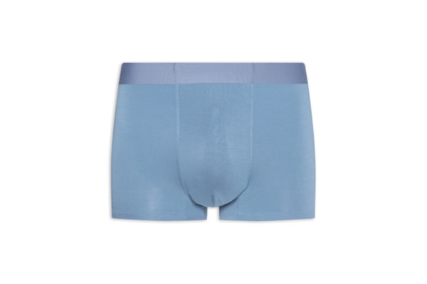 Cueca Boxer Masculina Modal Com Elastano - Azul