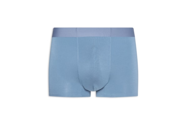 Cueca Boxer Masculina Modal Com Elastano - Azul