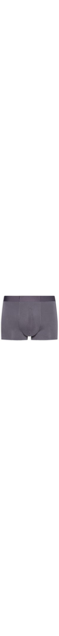 Cueca Boxer Masculina Modal Com Elastano - Cinza