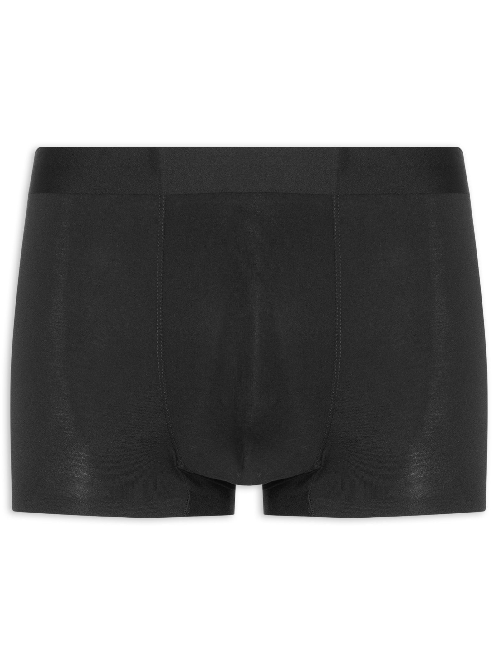 Cueca Boxer Masculina Modal Com Elastano Preto Basiq Men