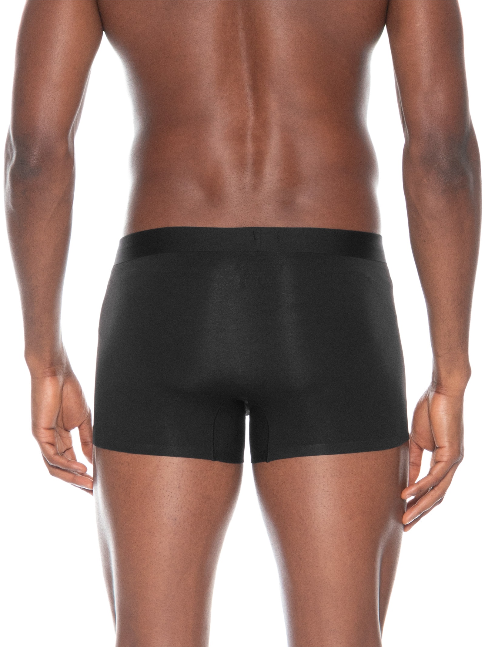 Cueca Boxer Masculina Modal Com Elastano Preto Basiq Men