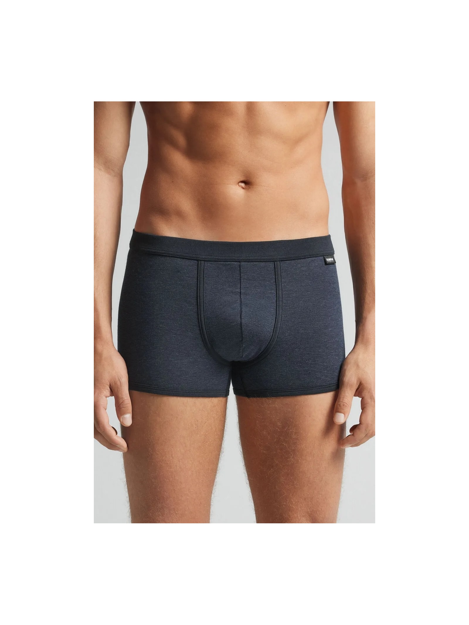 Cueca Boxer Mil Listras Em Algodão Supima Azul Intimissimi