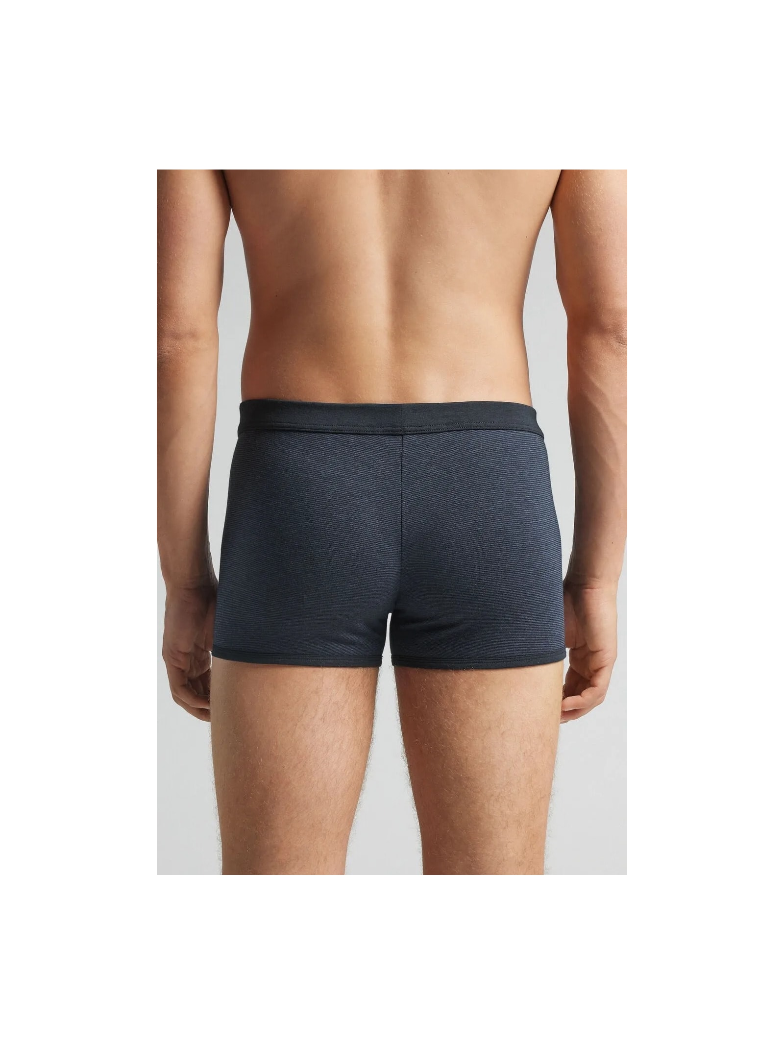 Cueca Boxer Mil Listras Em Algodão Supima Azul Intimissimi