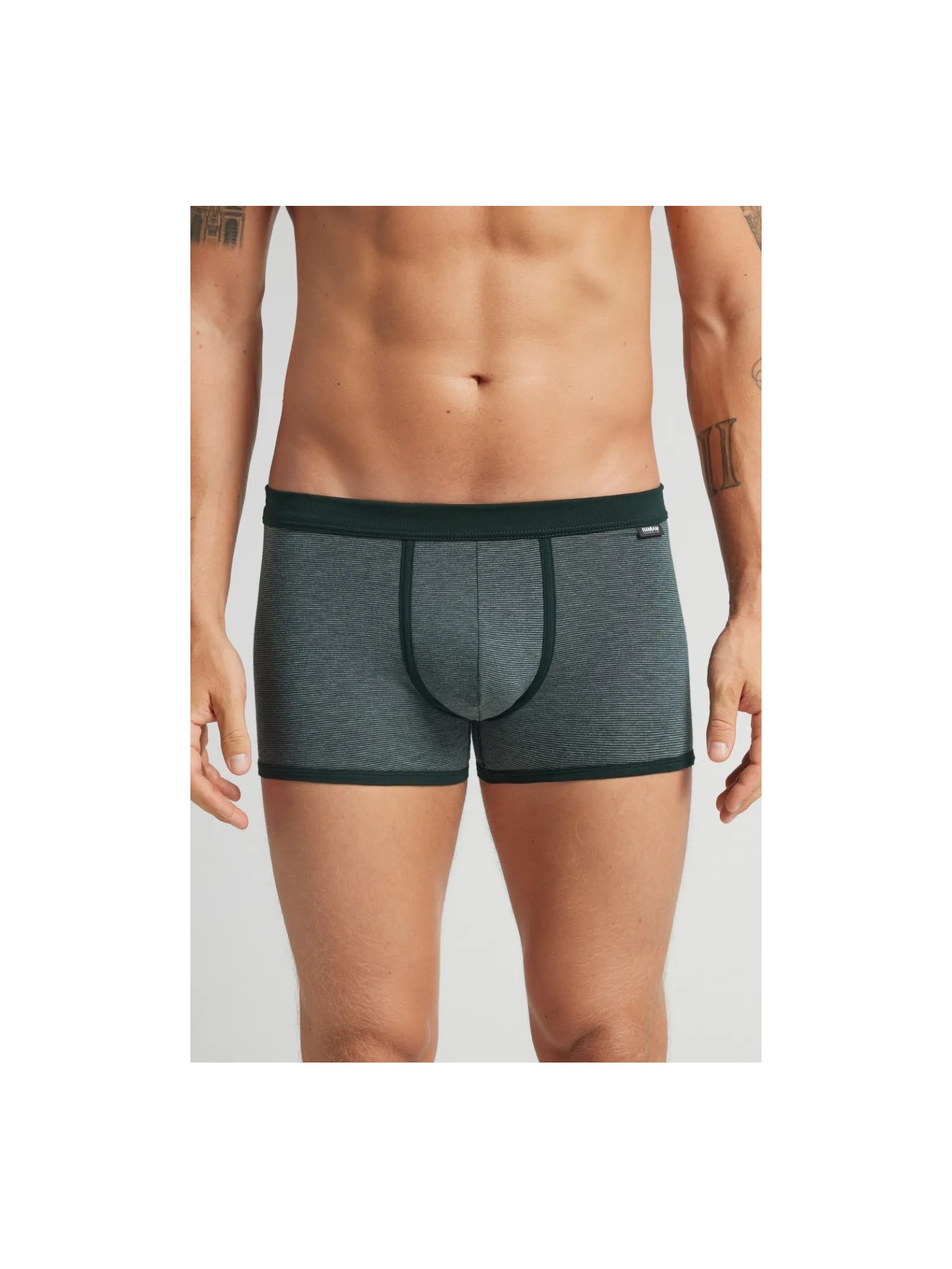 Cueca Boxer Mil Listras Em Algodão Supima Verde Intimissimi