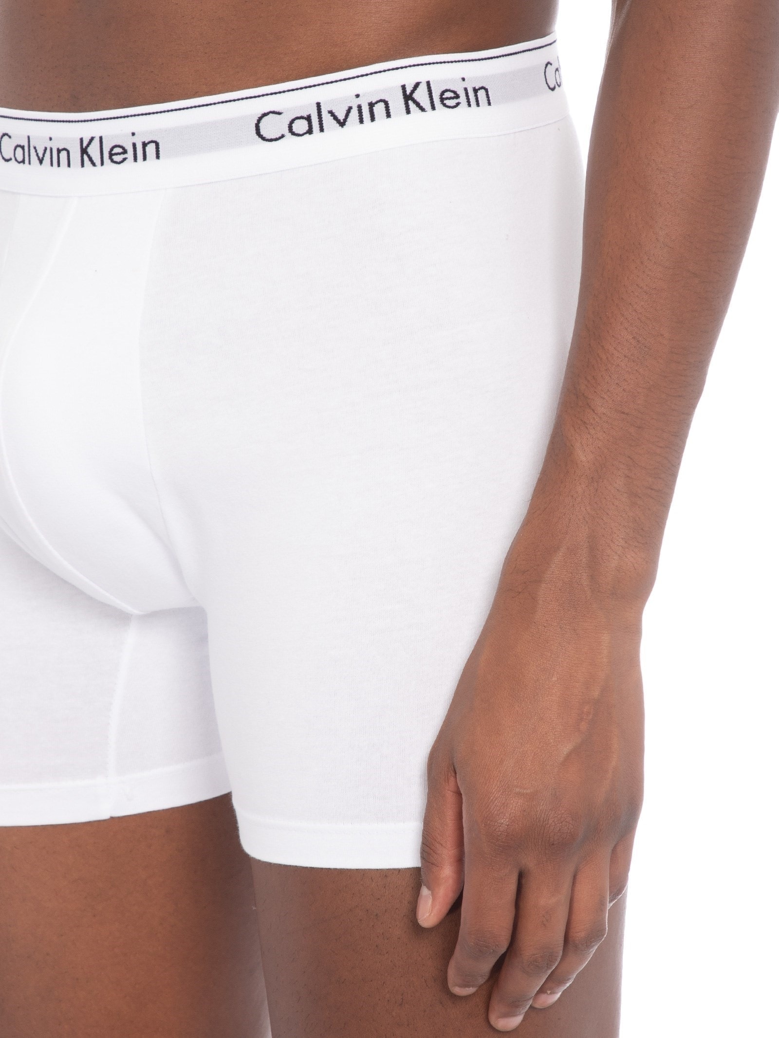 Cueca Boxer Modern Cotton Branco Calvin Klein Underwear