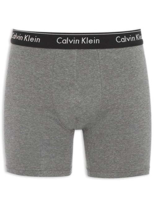 Cueca Boxer Modern Cotton – Cinza
