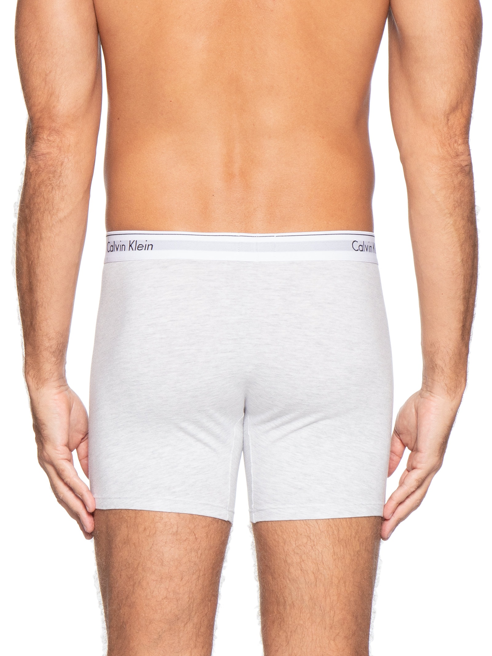 Cueca Boxer Modern Cotton Cinza Calvin Klein Underwear