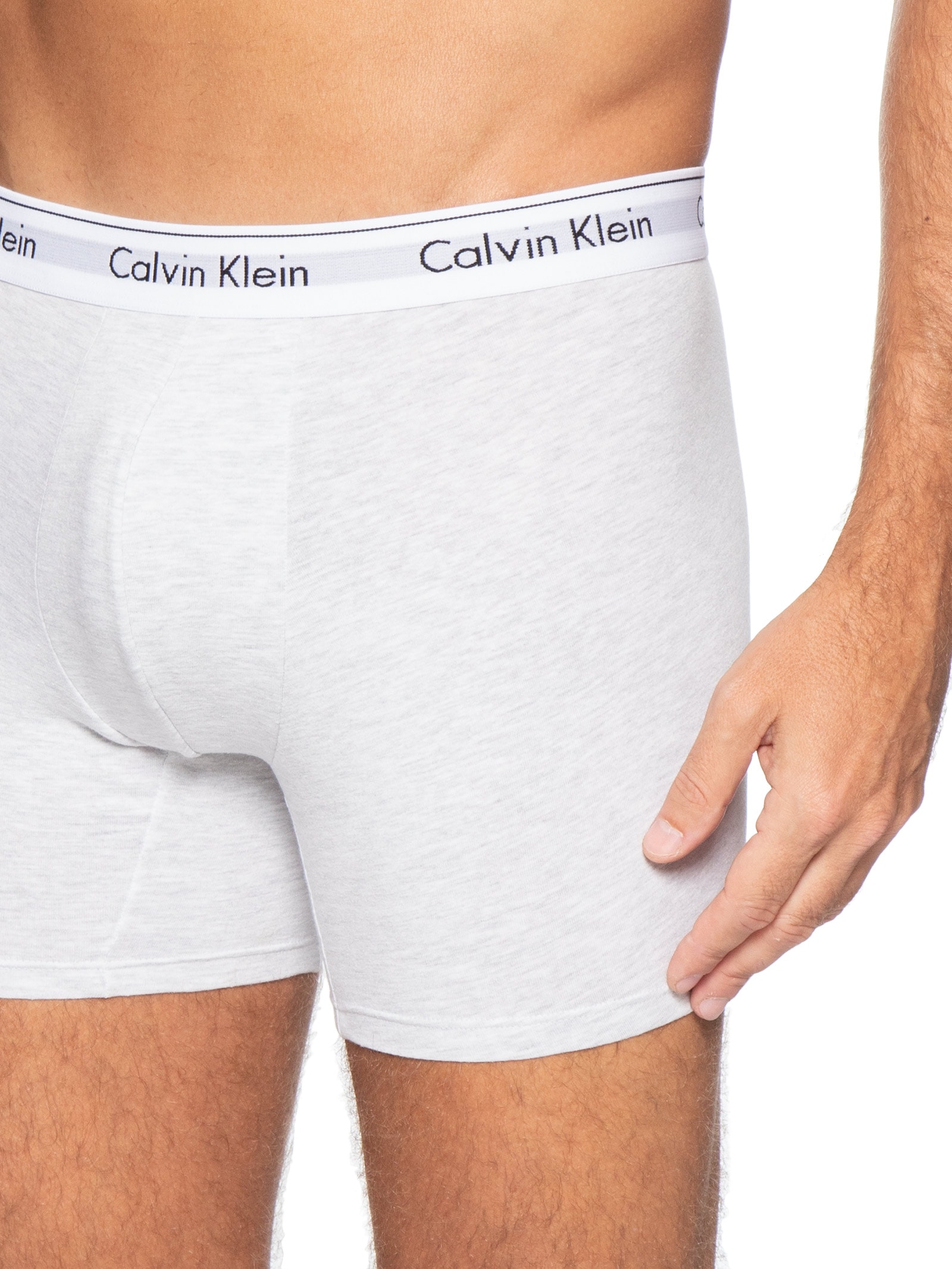 Cueca Boxer Modern Cotton Cinza Calvin Klein Underwear