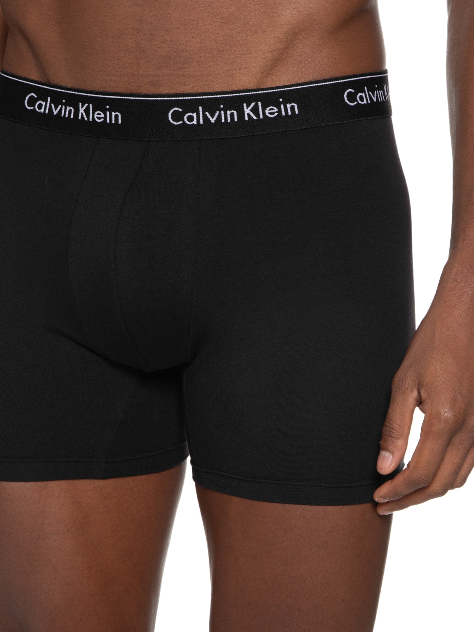 Cueca Boxer Modern Cotton Preto Calvin Klein Underwear