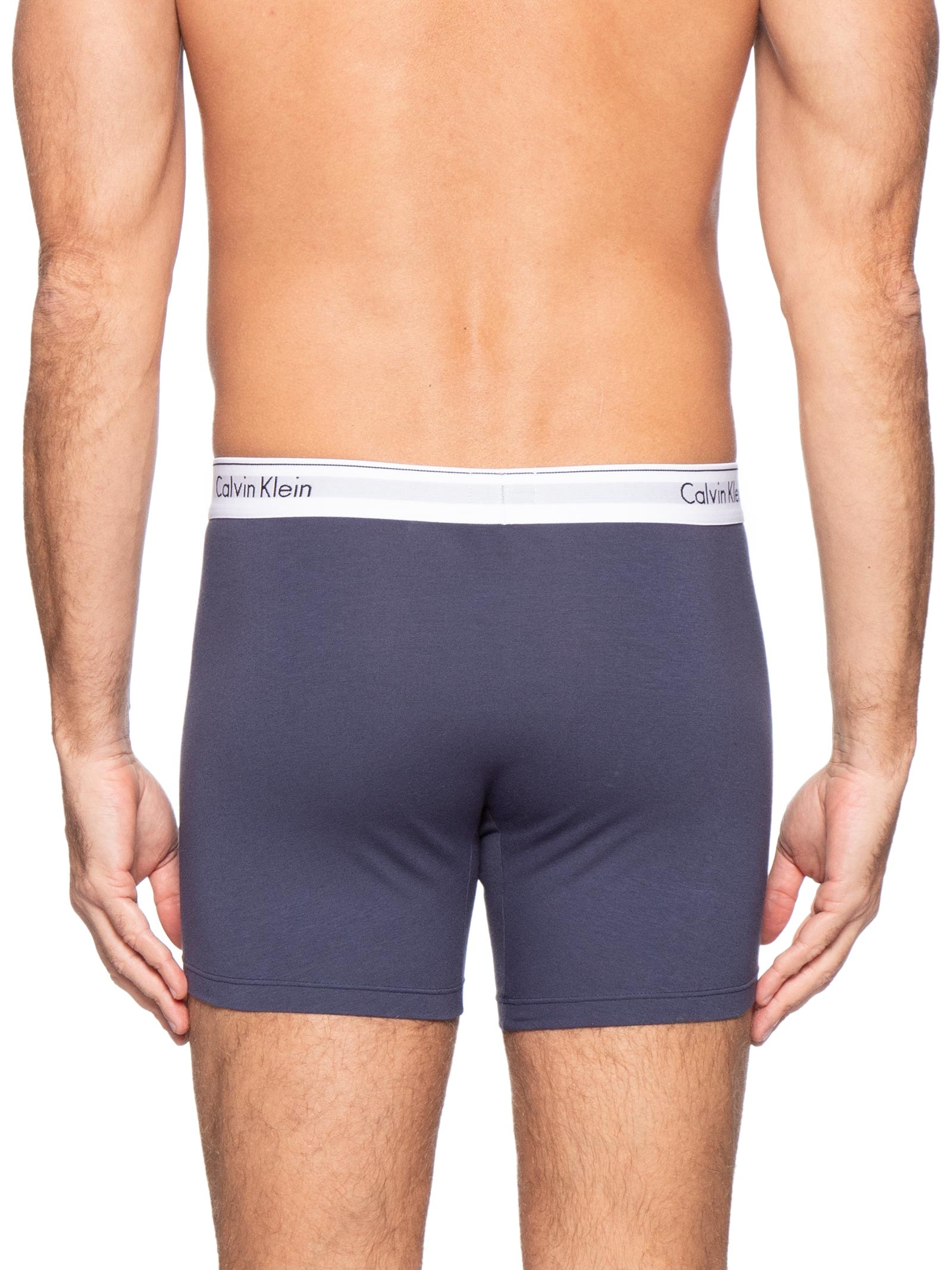 Cueca Boxer Modern Cotton – Azul Calvin Klein Underwear