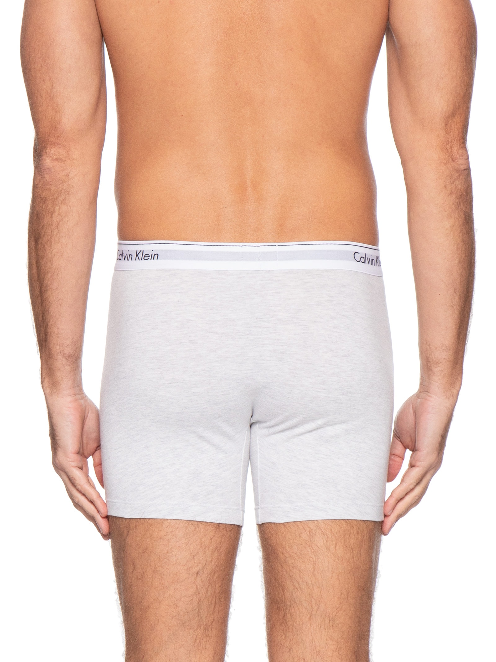 Cueca Boxer Modern Cotton – Cinza Calvin Klein Underwear