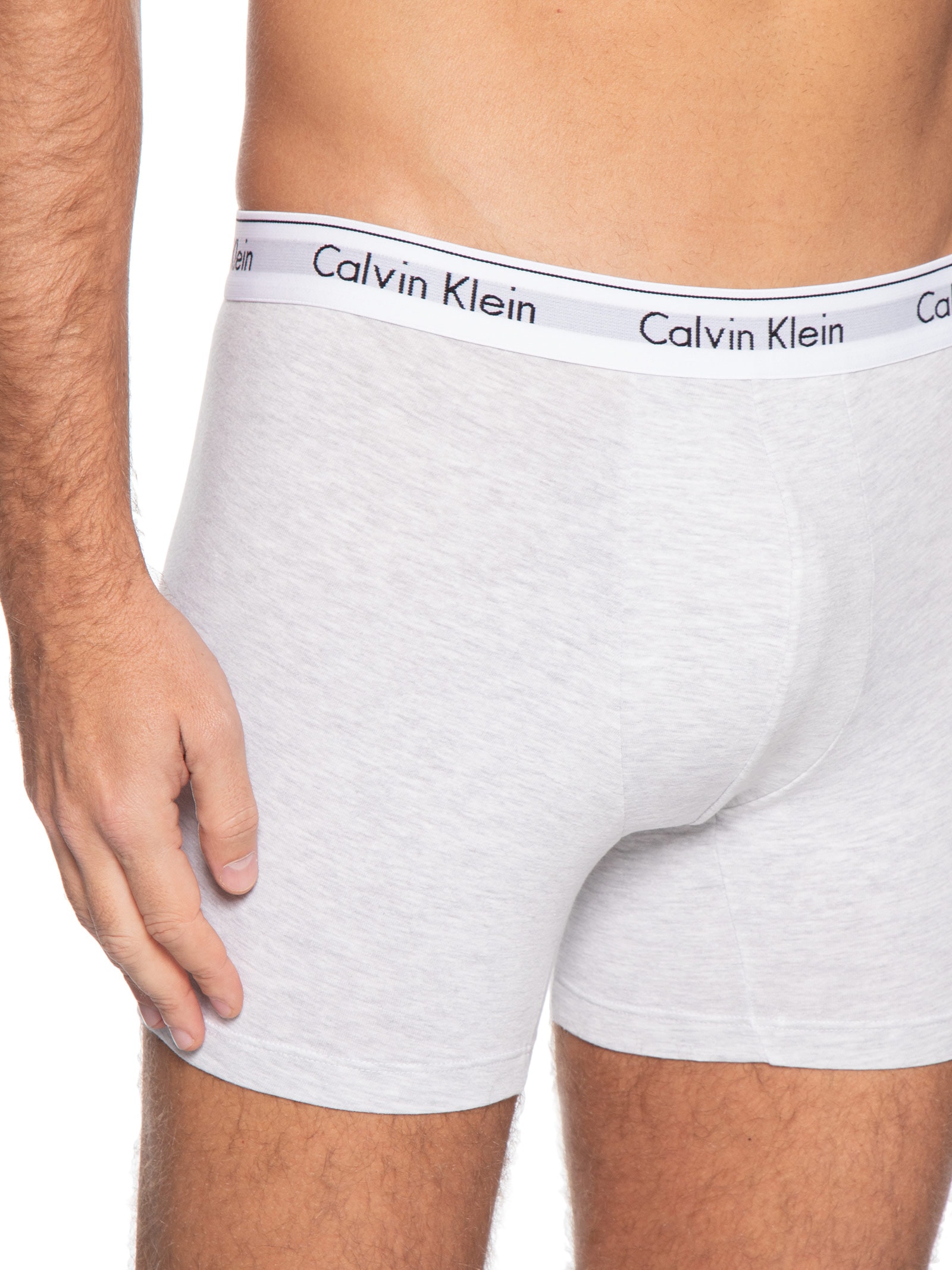 Cueca Boxer Modern Cotton – Cinza Calvin Klein Underwear