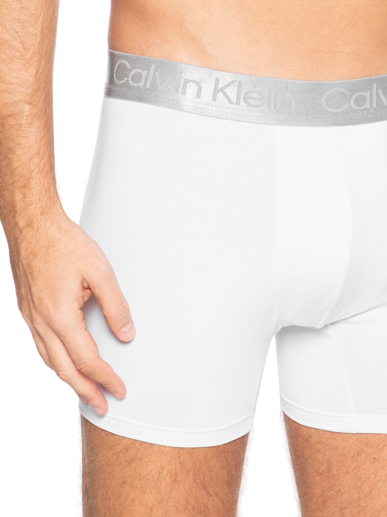 Cueca Boxer Pima Cotton Branco Calvin Klein Underwear