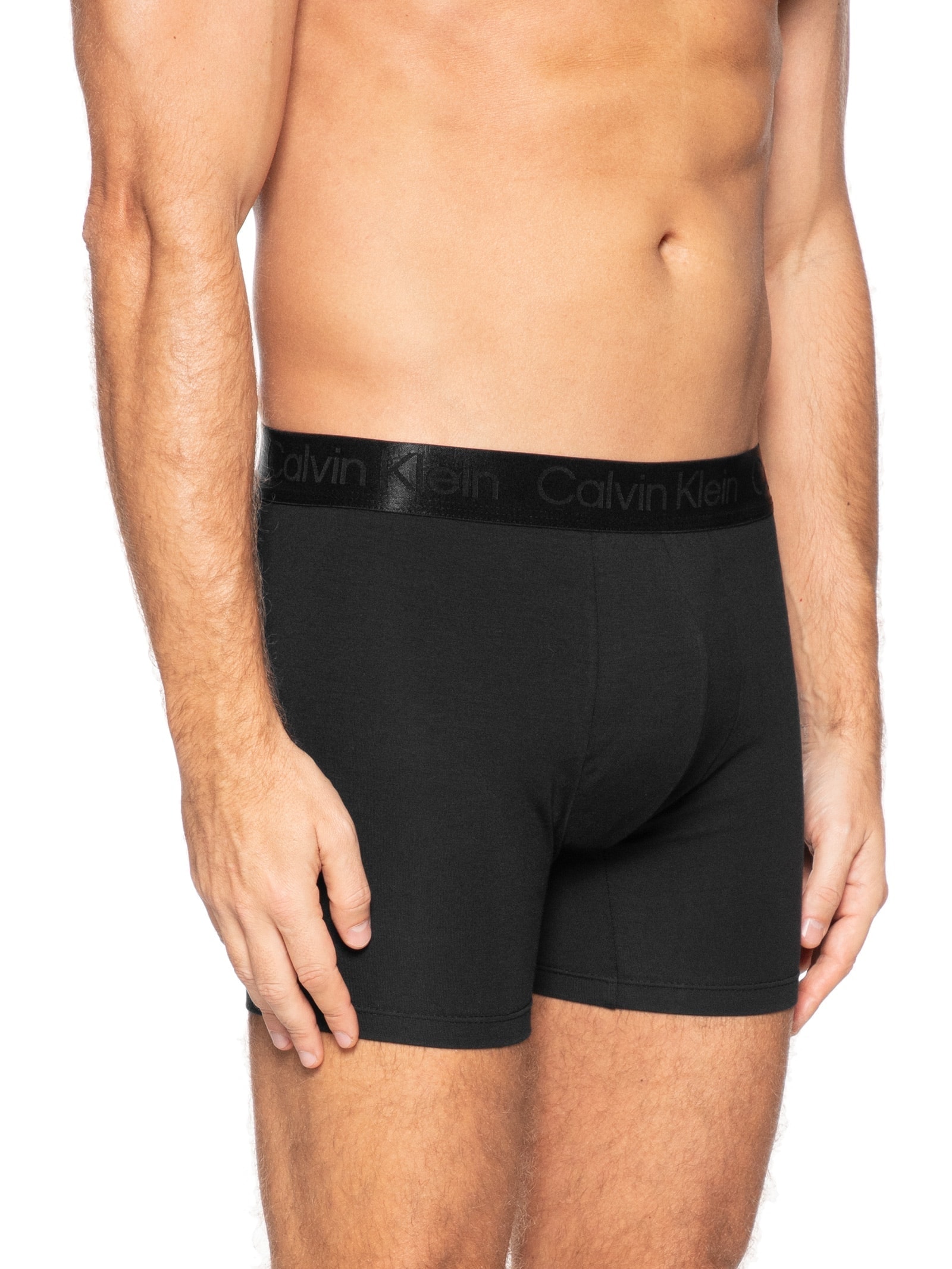 Cueca Boxer Pima Cotton Preto Calvin Klein Underwear