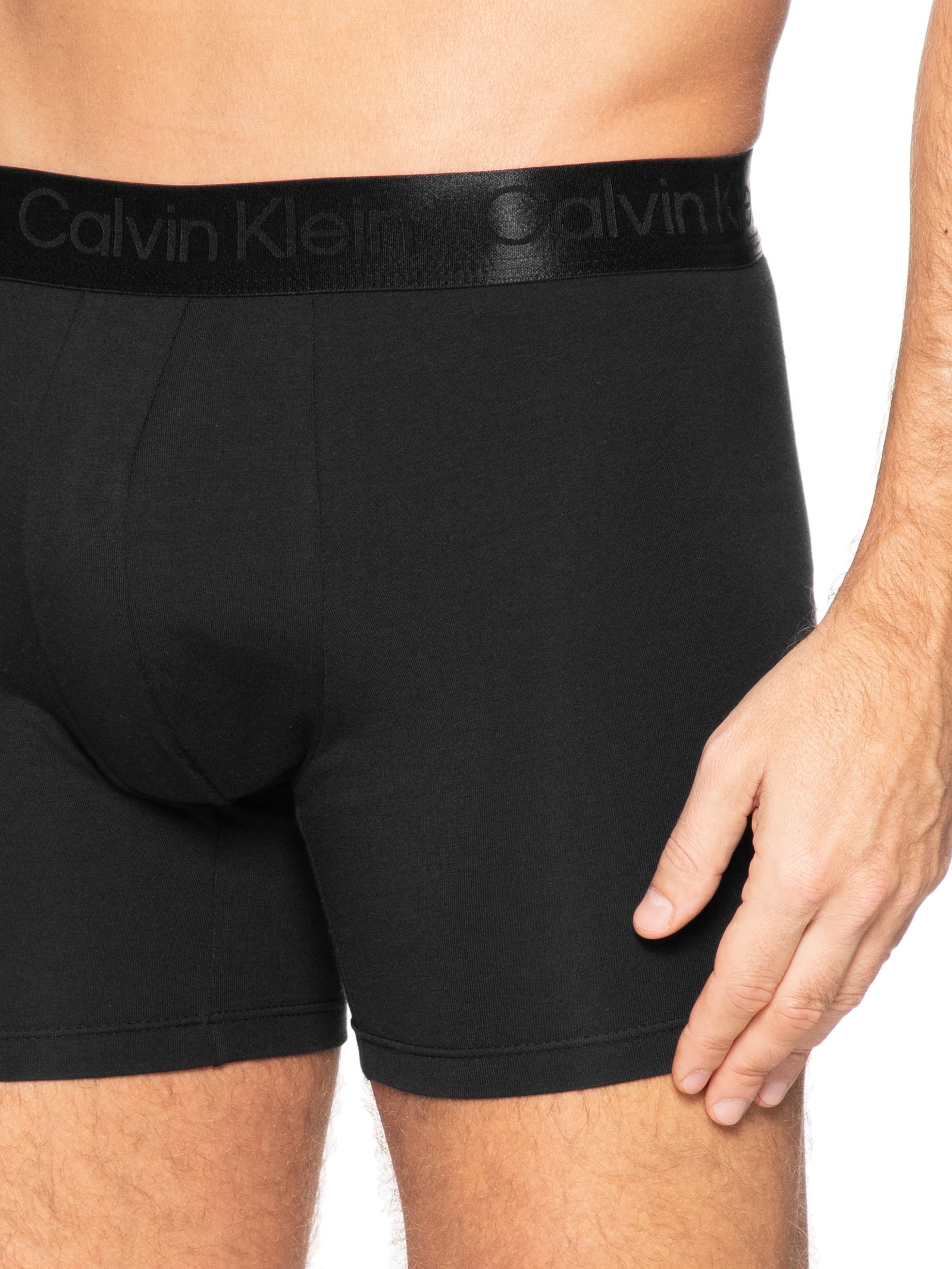 Cueca Boxer Pima Cotton Preto Calvin Klein Underwear