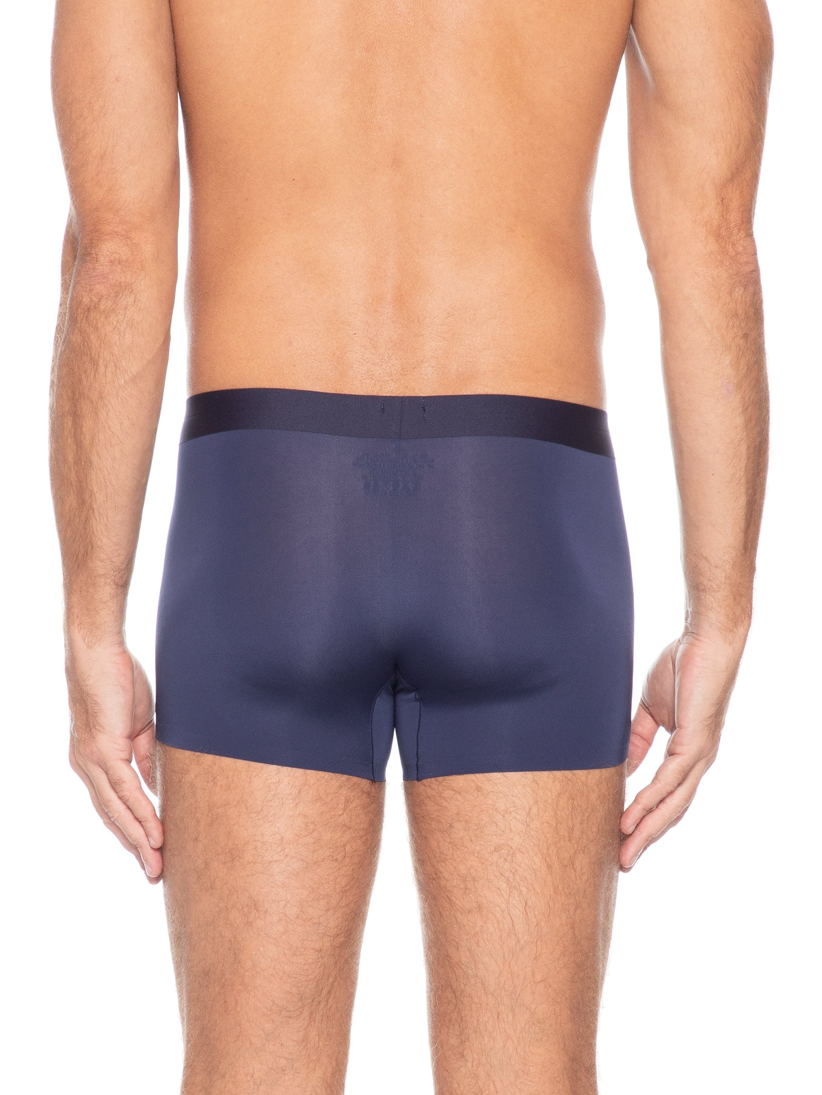 Cueca Boxer Sem Costura Poliamida Azul Basiq Men
