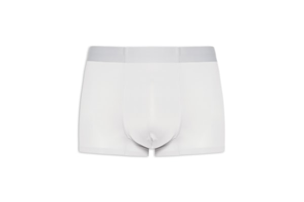 Cueca Boxer Sem Costura Poliamida - Cinza